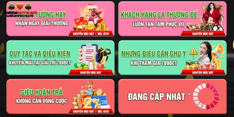 Lưu ý khi nhận thưởng khuyến mãi 789bet