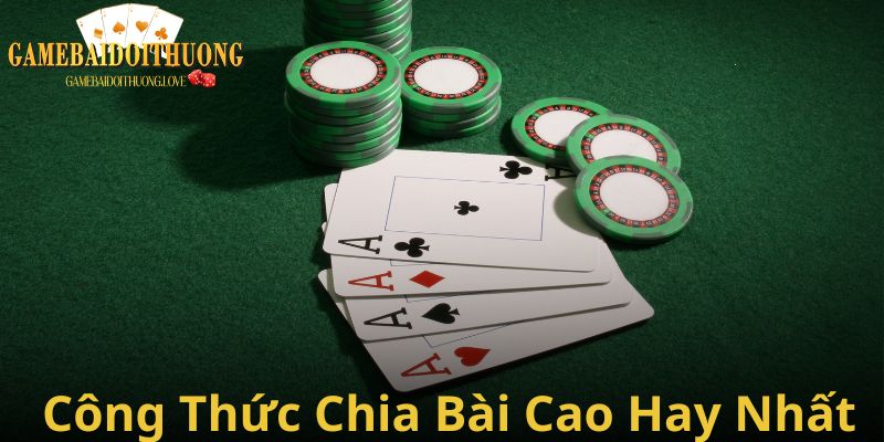 Công thức để bạn thực hiện cách chia bài cào đạt 9 nút 